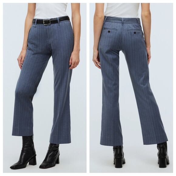 NWT Madewell Flare Ankle Pants in Dark Mediterranean - Size 00 - Picture 1 of 8